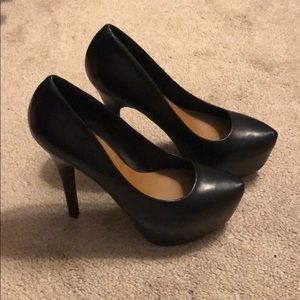 Black platform heels! Brand new